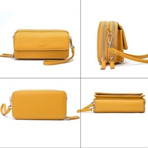 Mustard Yellow Crossbody/Travel Purse